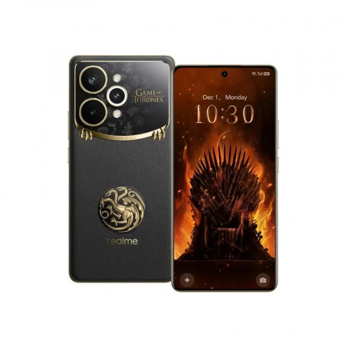 Смартфон Realme 15 Pro 5G Game of Thrones Limited Edition-512GB Storage +12GB RAM, Black